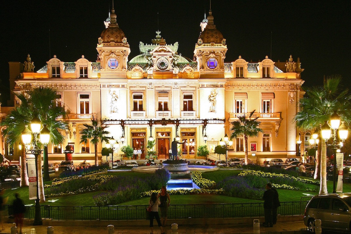 The exquisite exterior of the Casino de Monte-Carlo