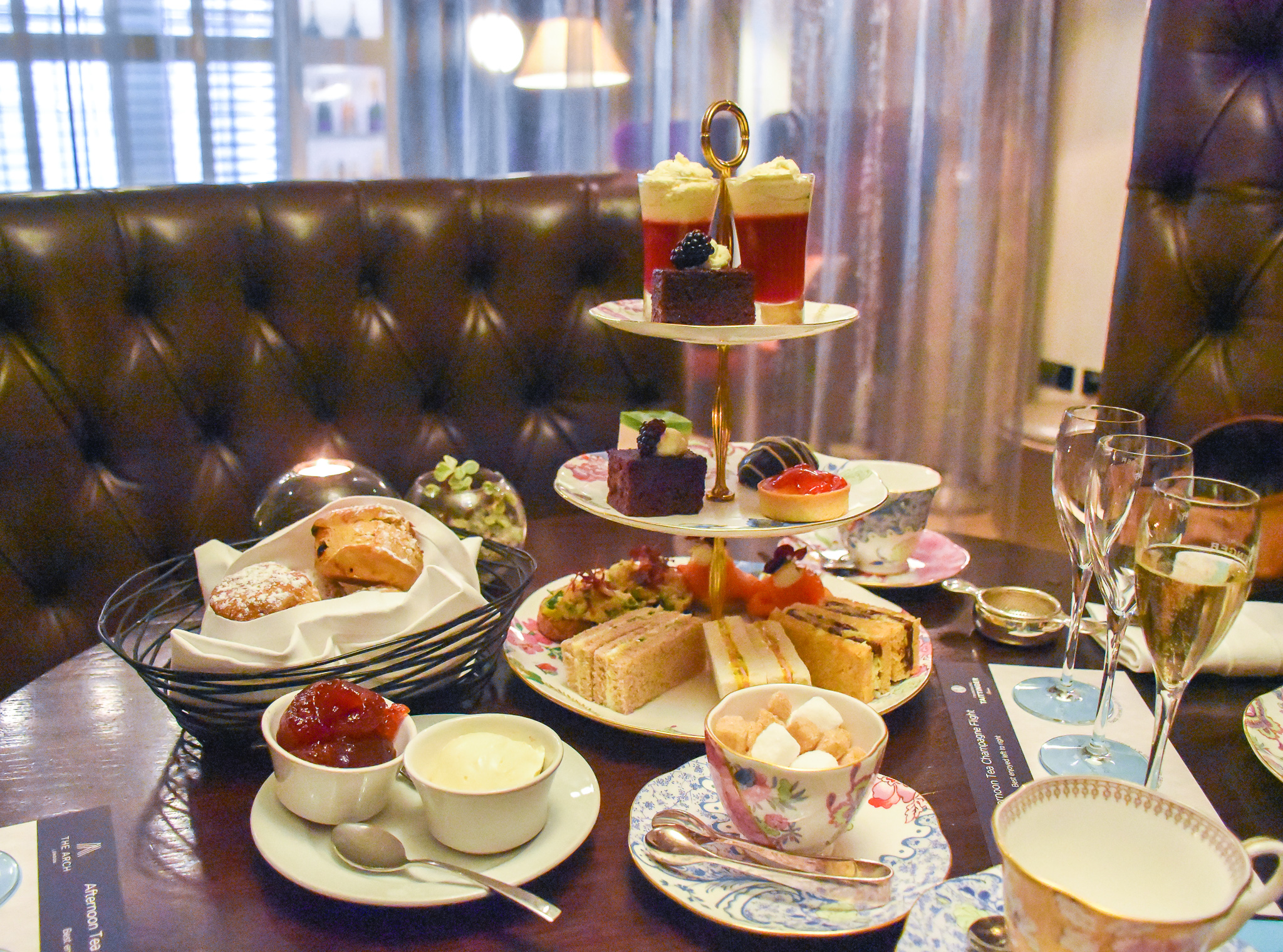 A Taittinger Champagne Flight Afternoon Tea at The Arch Hotel in Marble Arch