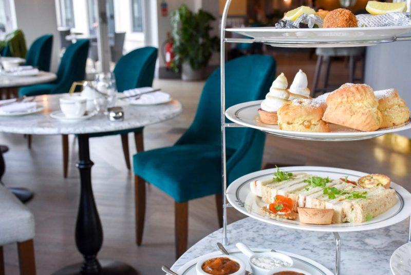 The Laura Ashley Tea Rooms at Highbullen Hotel, North Devon